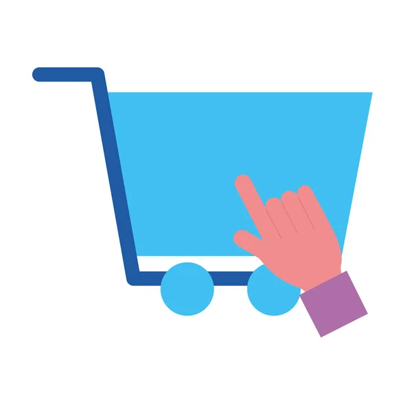 Concepto de compras online — Vector de stock