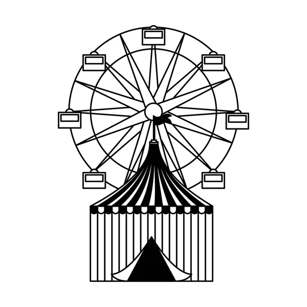 Vidámpark karnevál — Stock Vector