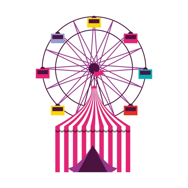 Fun fair carnival — Stock Vector