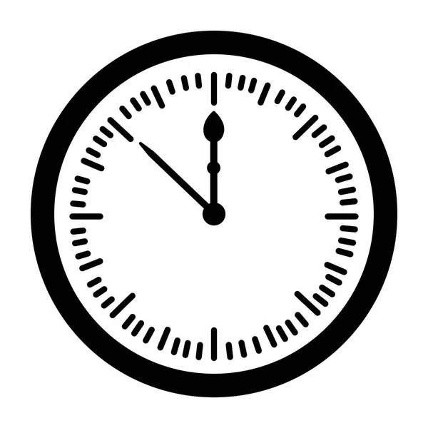 Horloge ronde temps — Image vectorielle