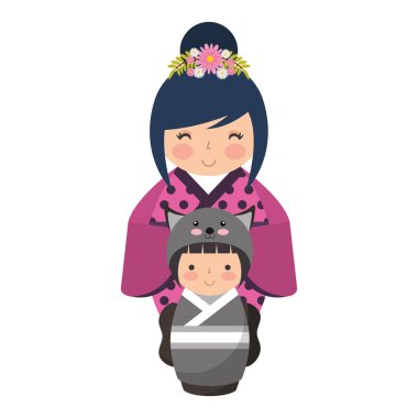 şirin kokeshi bebek