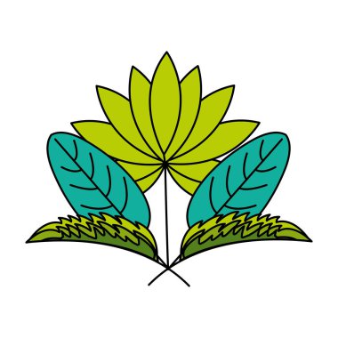 yeşil yaprakları yeşillik palm tropikal