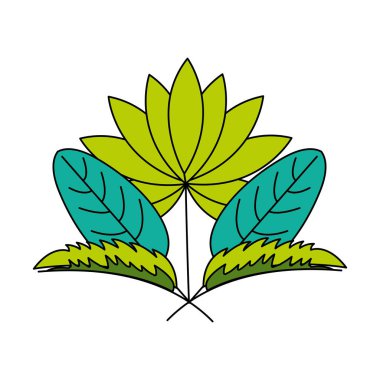 yeşil yaprakları yeşillik palm tropikal