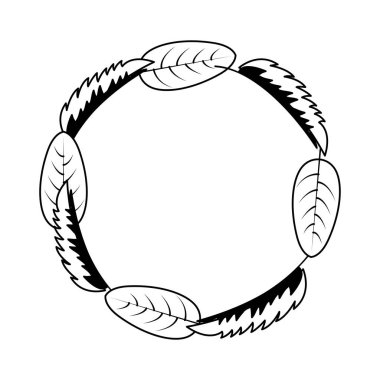 çelenk yeşillik dekorasyon tropikal yaprak