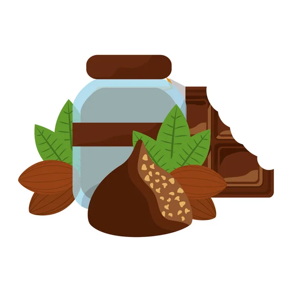 Snoep chocolade sweet — Stockvector