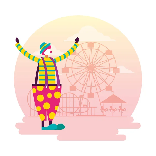 Цирковая ярмарка развлечений — стоковый вектор