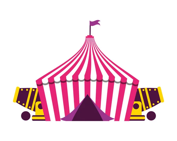Circo feira divertida — Vetor de Stock