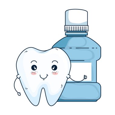 gargara kawaii karakteri ile komik diş