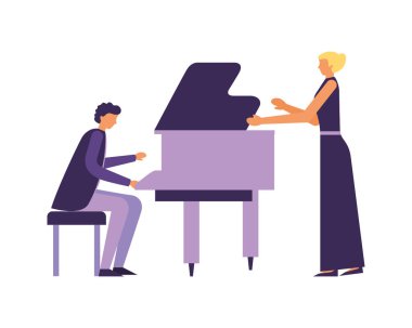 müzik insanları aletler