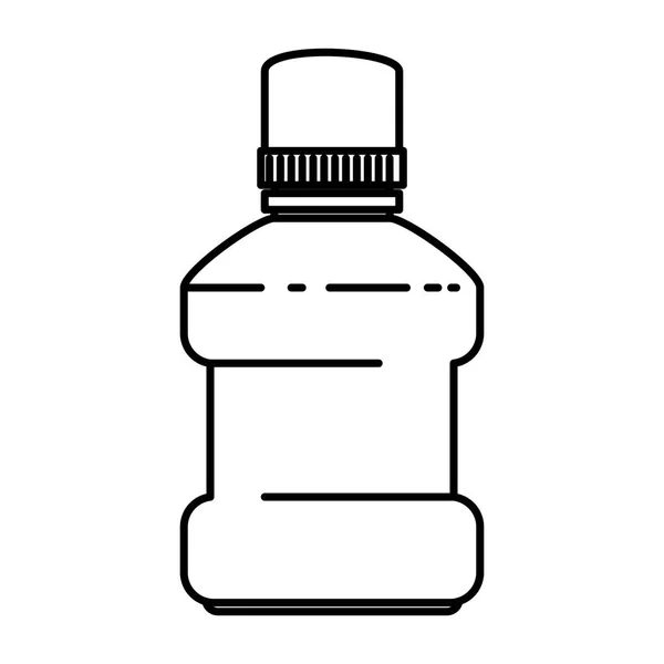 Mouth wash bottle icon — Stock Vector