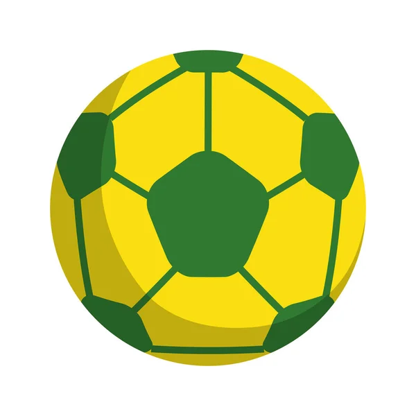 Futbol topu izole simgesi — Stok Vektör