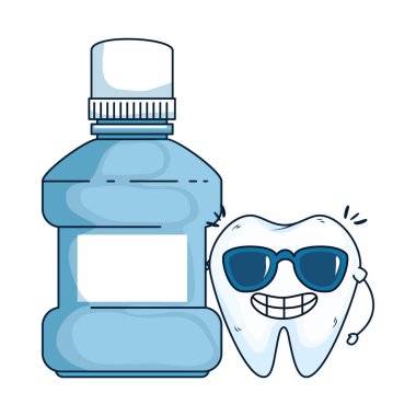 gargara kawaii karakteri ile komik diş