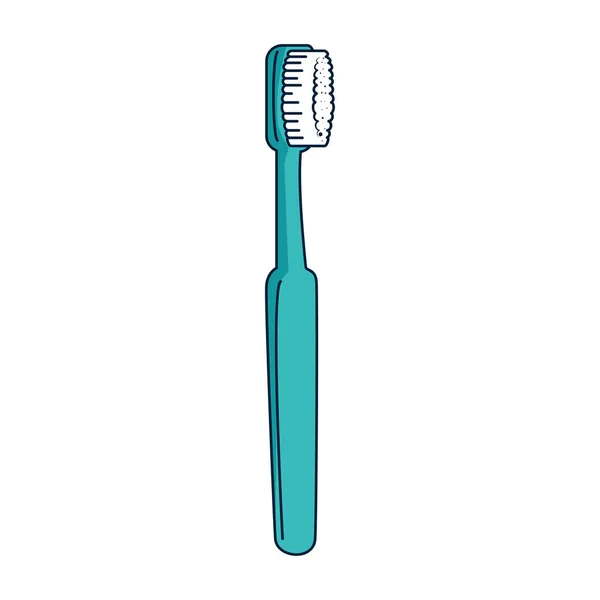 Zahnbürste isoliert Symbol — Stockvektor