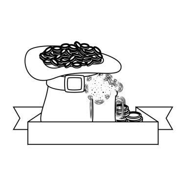 sikke ve bira ile şapka Leprikon