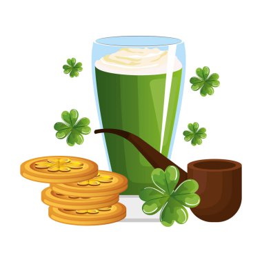 bira kavanoz bozuk para ve boru ahşap ile