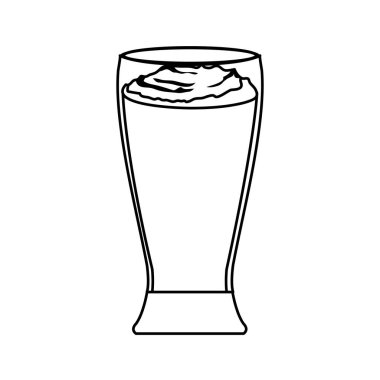 bira kavanoz izole simgesi