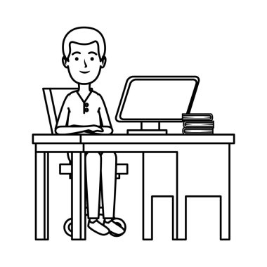 ofiste genç diş hekimi erkek