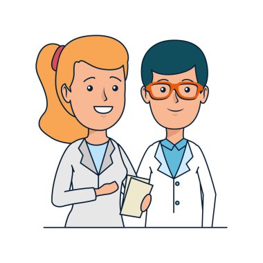 Genç diş hekimleri iki karakter