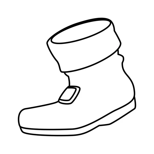Leprechaun bota santo patrick día — Vector de stock