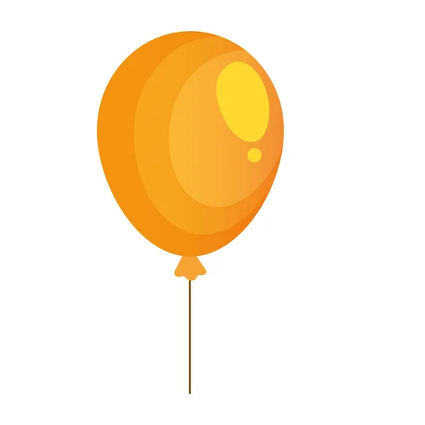 Globo helio icono flotante — Vector de stock