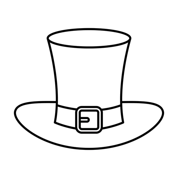 Священна патрульна картка з капелюхом leprechaun — стоковий вектор