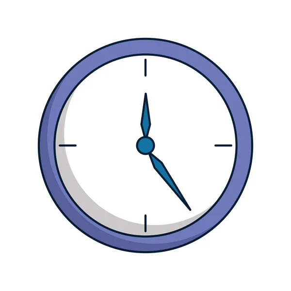 Relógio de tempo ícone isolado — Vetor de Stock