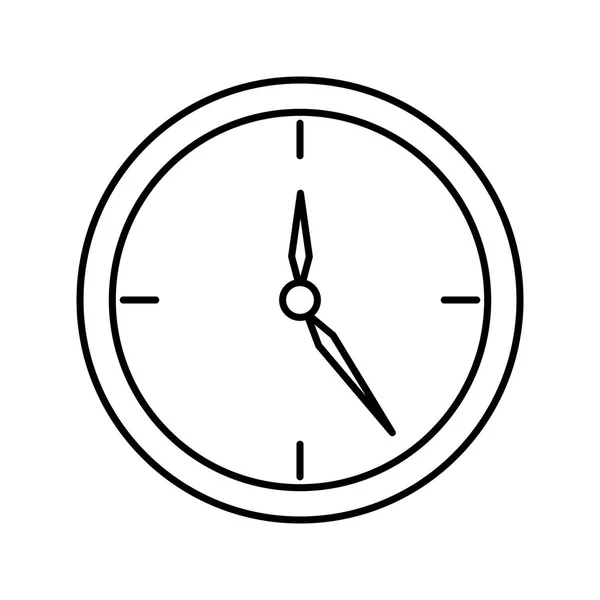 Часовий годинник ізольовано піктограму — стоковий вектор
