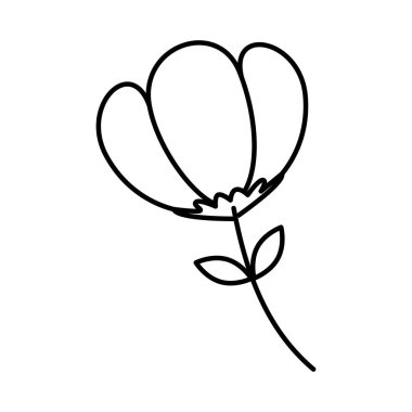 güzel çiçek dekoratif simgesi
