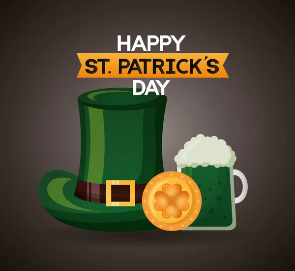 Feliz dia de St. Patricks —  Vetores de Stock