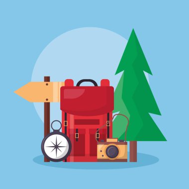 Yolculuk tutkusu manzara keşfedin