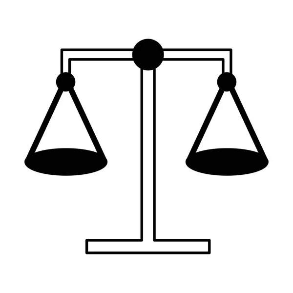 Equilibrar el derecho de justicia — Vector de stock