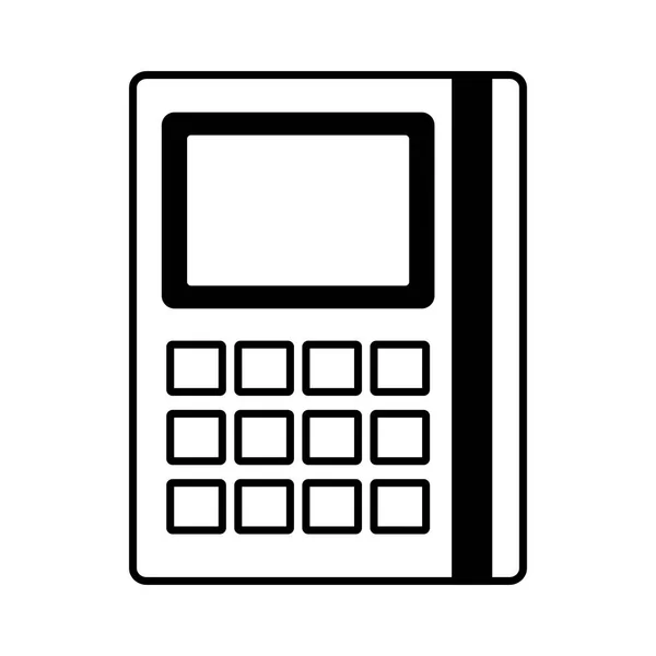 Financiële calculator math — Stockvector
