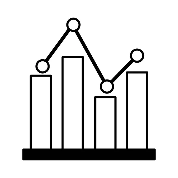 Business report chart — Stock Vector
