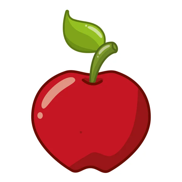 Färsk frukt äpple — Stock vektor