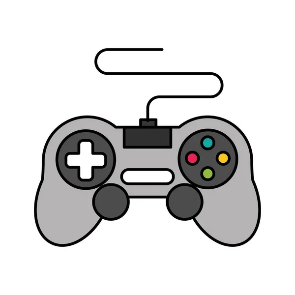 Videospel van de controle van de gamepad — Stockvector