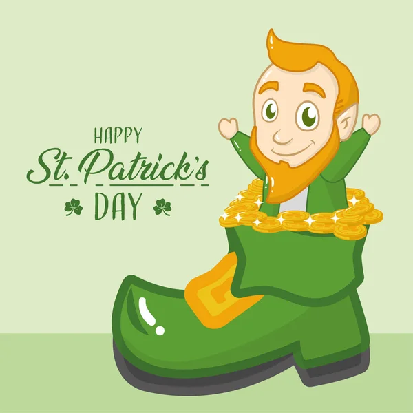 Gelukkige St Patricks Dag — Stockvector