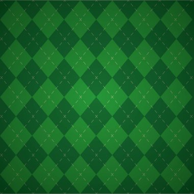 yeşil ekoseli onay bez