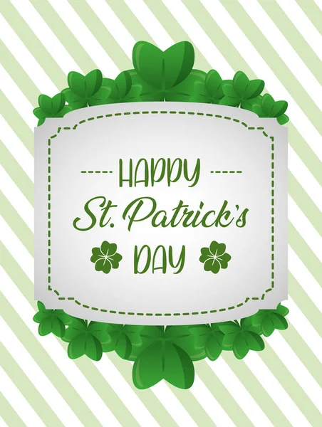 Happy st patricks day — Stock Vector