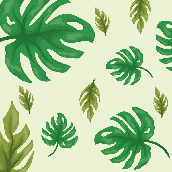 Feuillage nature feuilles — Image vectorielle