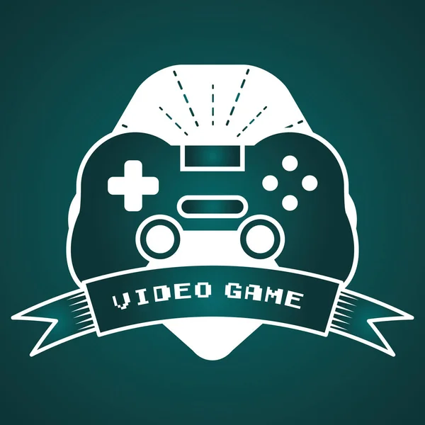 Videogioco di controllo gamepad — Vettoriale Stock