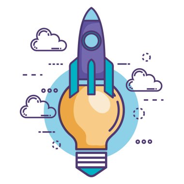 yenilik kutsal kişilerin resmi ile ışık ampul