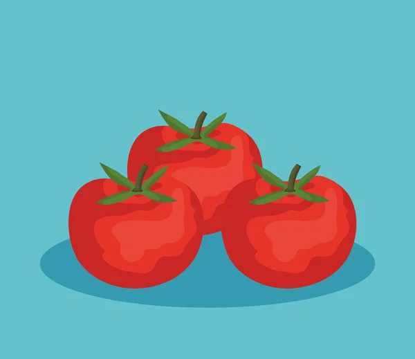 新鲜西红柿蔬菜图标 — 图库矢量图片