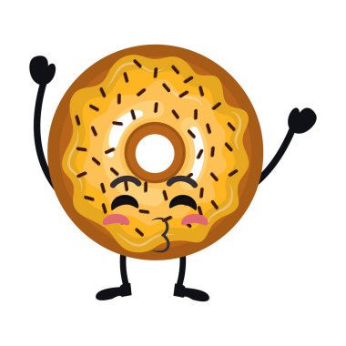 tatlı çörek kawaii karakter