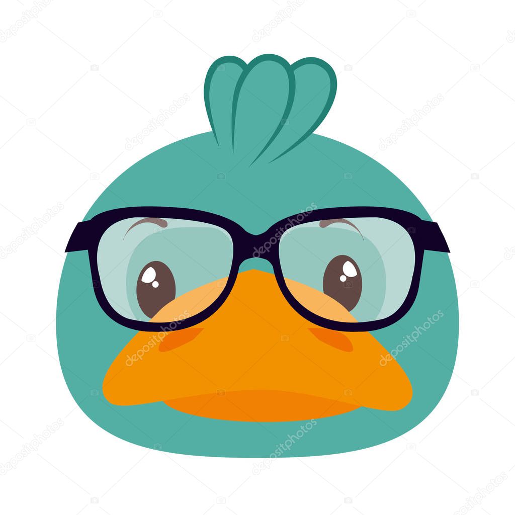 cute little duck character