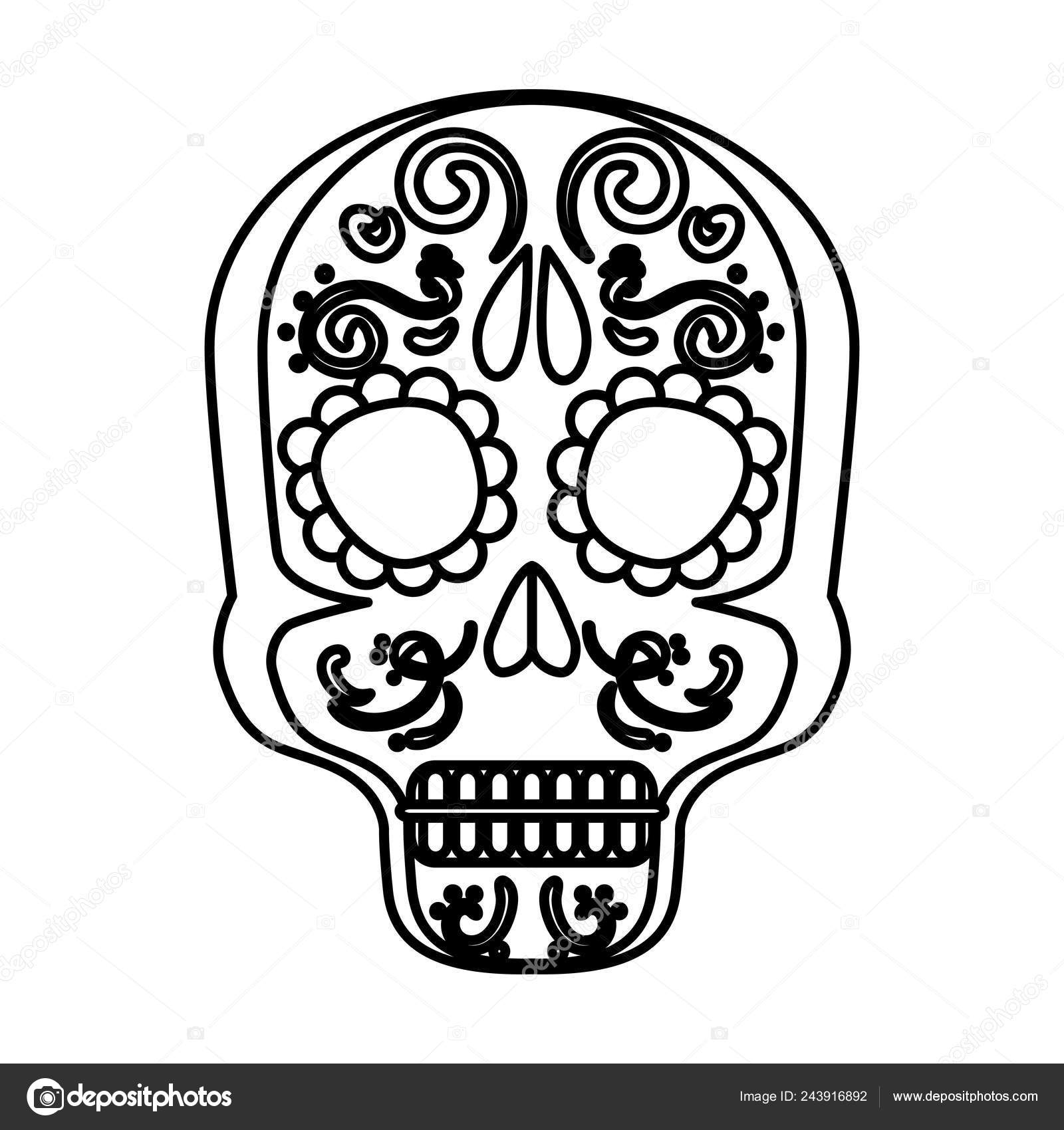 Vektorgrafiken Totenkopfmaske Vektorbilder Totenkopfmaske Depositphotos