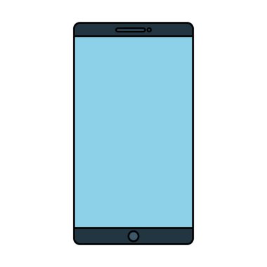 smartphone aygıt simge vektör illüstrasyon izole