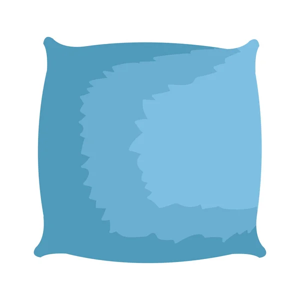 Pillow Cushion Isolated Icon Vector Illustration Design — Stock Vector