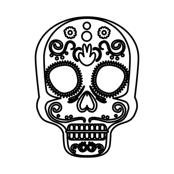 Masque Mort Santa Vecteur Illustration Design — Image vectorielle