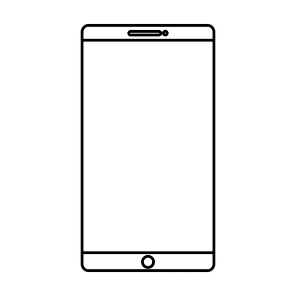 Zařízení Smartphone Samostatný Ikonu Vektorové Ilustrace Design — Stockový vektor