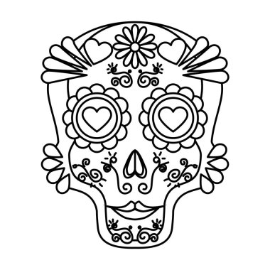 maske santa ölüm vektör çizim tasarım